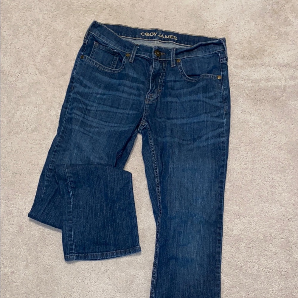 Blue Bootcut Jeans with Classic Style